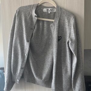 Comme des Garcons Gray Knitwear
